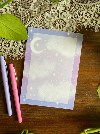 Pink Galaxy Stationery Set