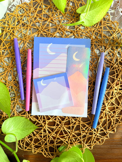 Pink Mountain Stationery Set