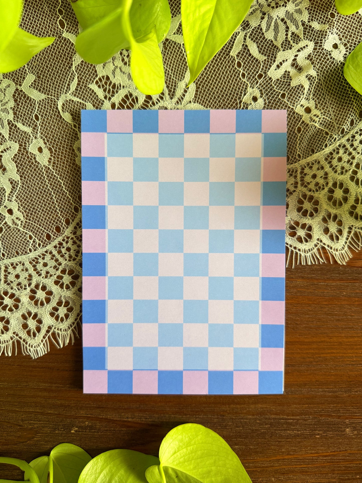 Checkered Notepad