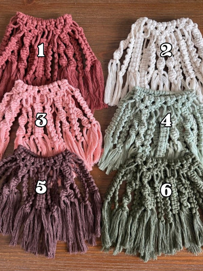 Macrame Pumpkin Cover