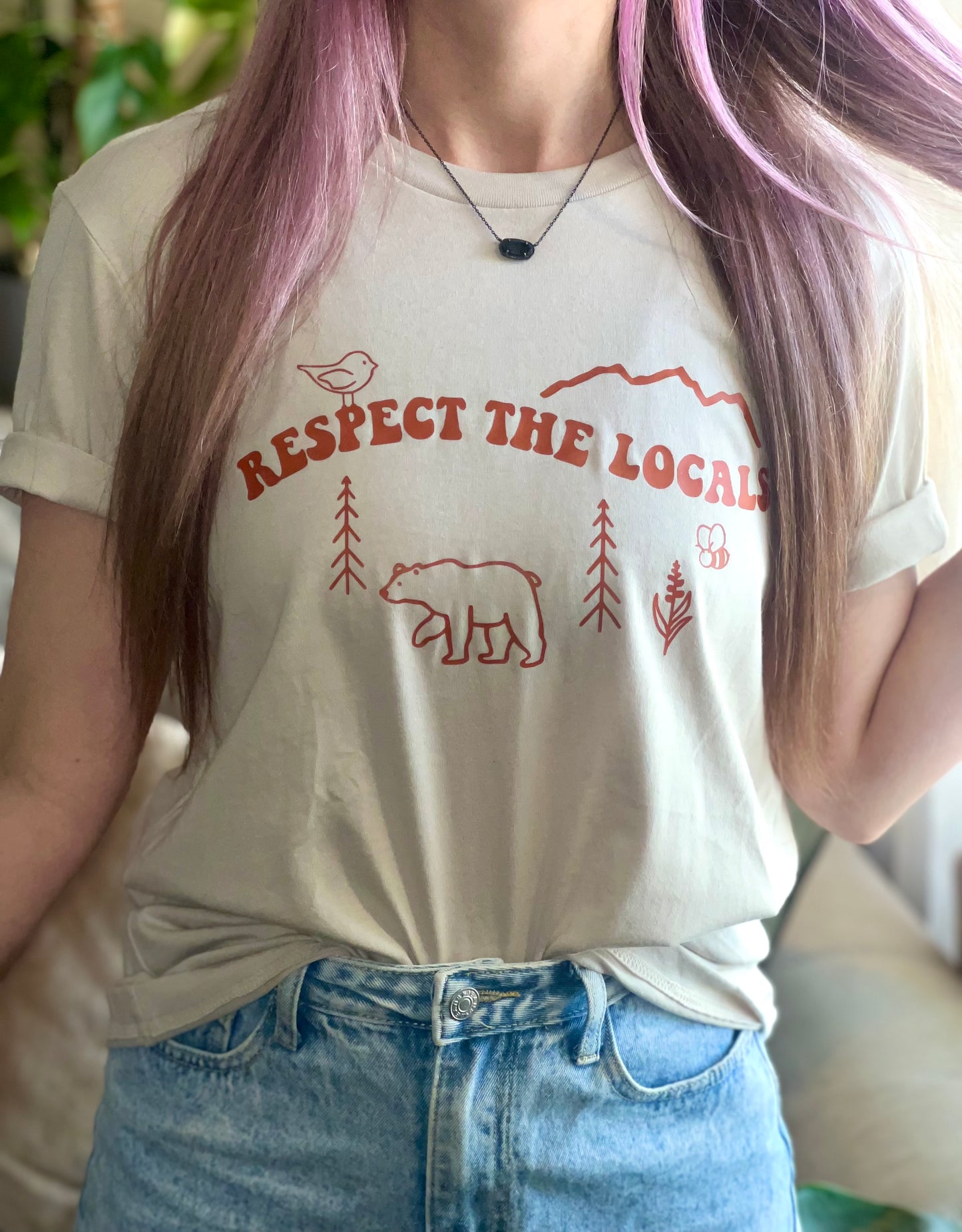 Respect the Locals Land Animals Tee