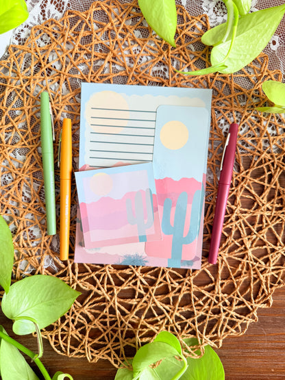 Saguaro Stationery Set