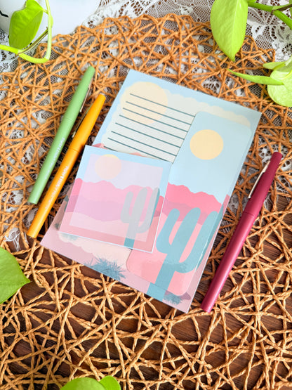Saguaro Stationery Set