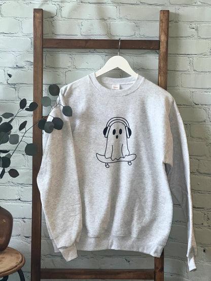 Skateboarding Ghost Sweatshirt