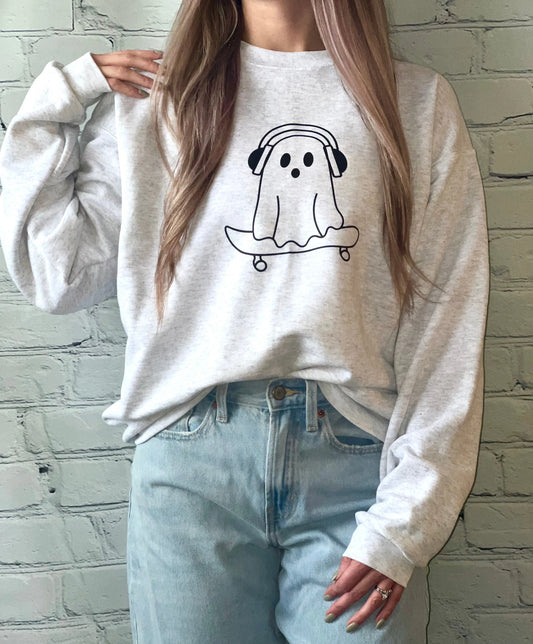 Skateboarding Ghost Sweatshirt