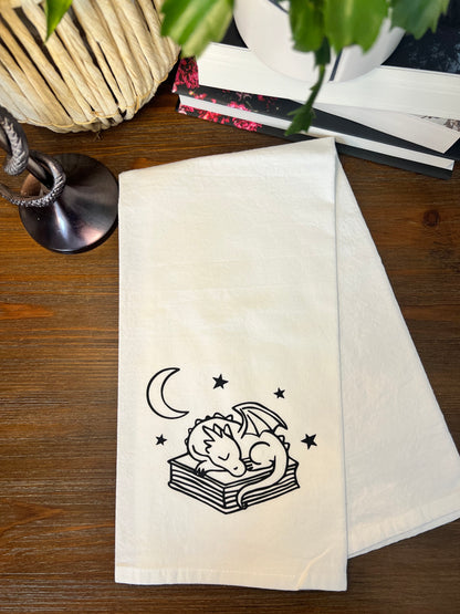 Sleeping Dragon Tea Towel