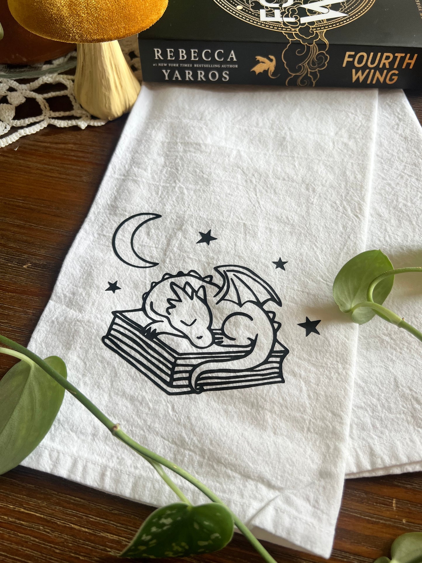 Sleeping Dragon Tea Towel