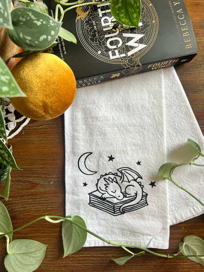 Sleeping Dragon Tea Towel