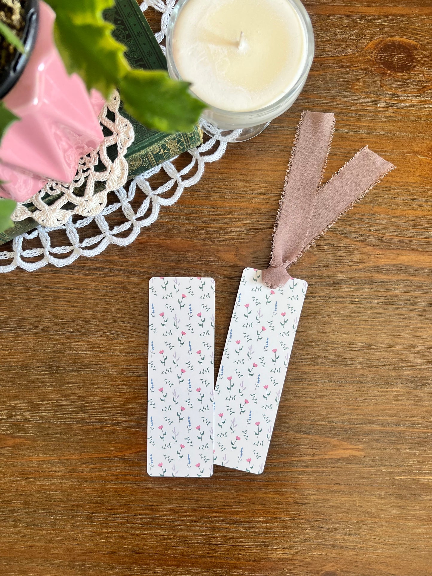 Spring Floral Bookmark