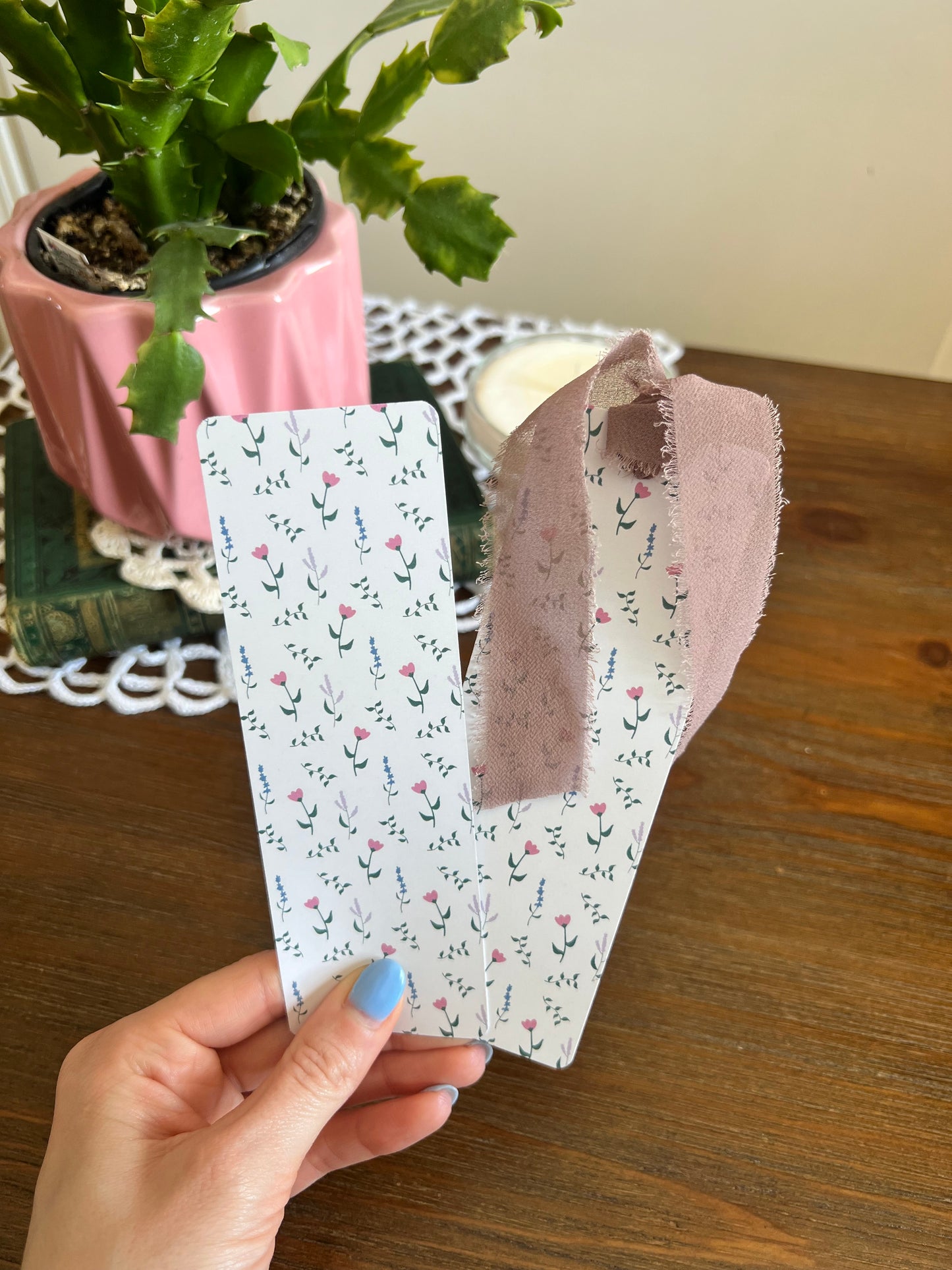 Spring Floral Bookmark