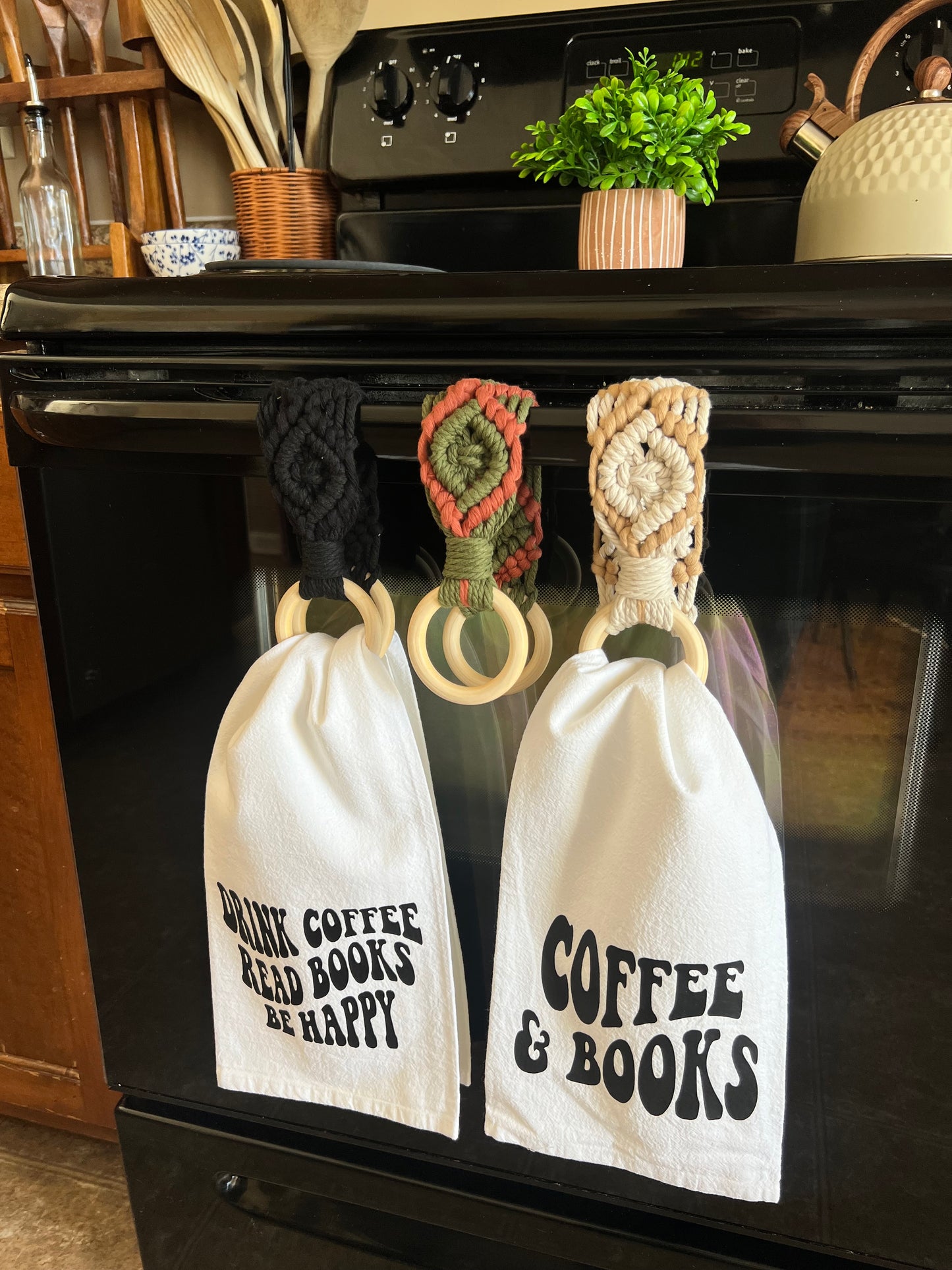 Macrame Towel Holder