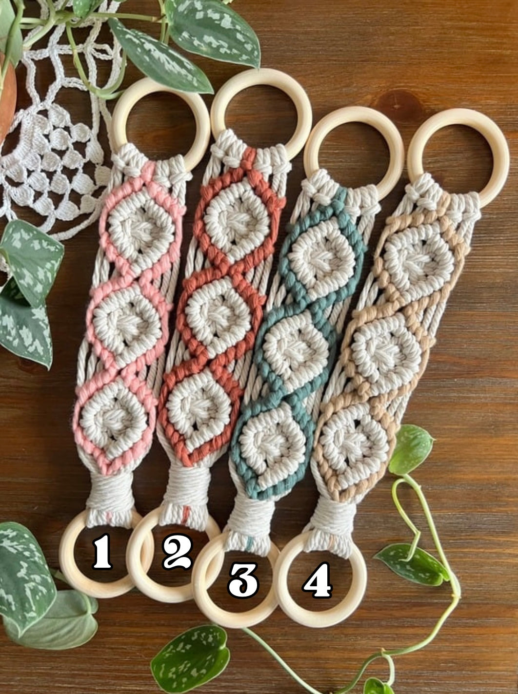 Macrame Towel Holder