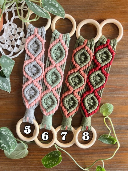 Macrame Towel Holder