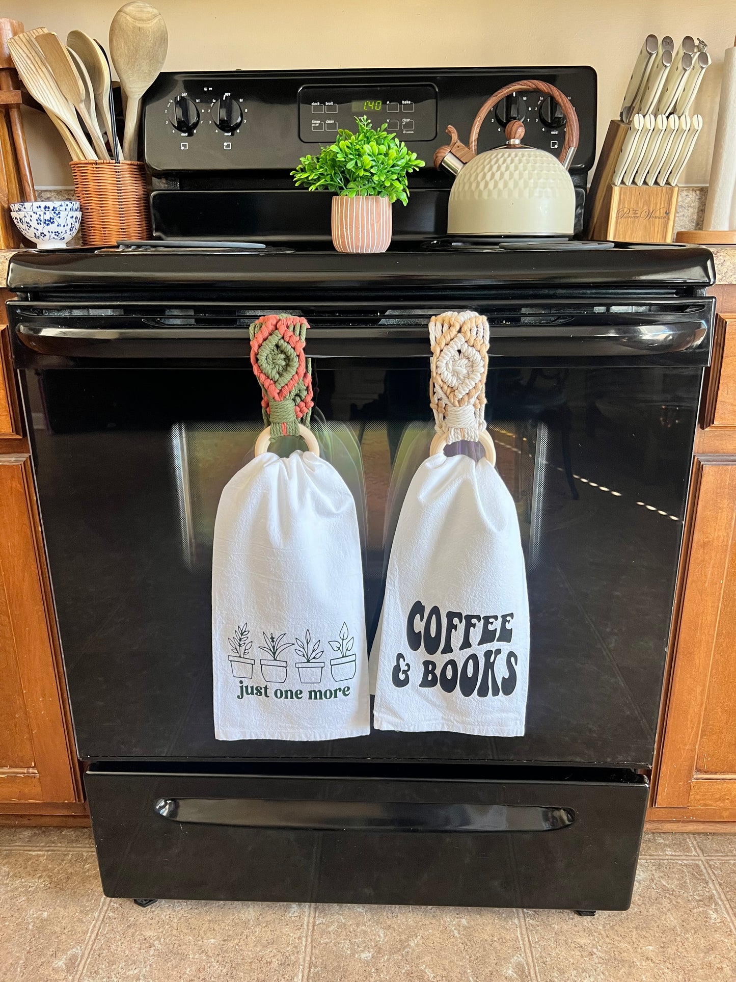 Macrame Towel Holder