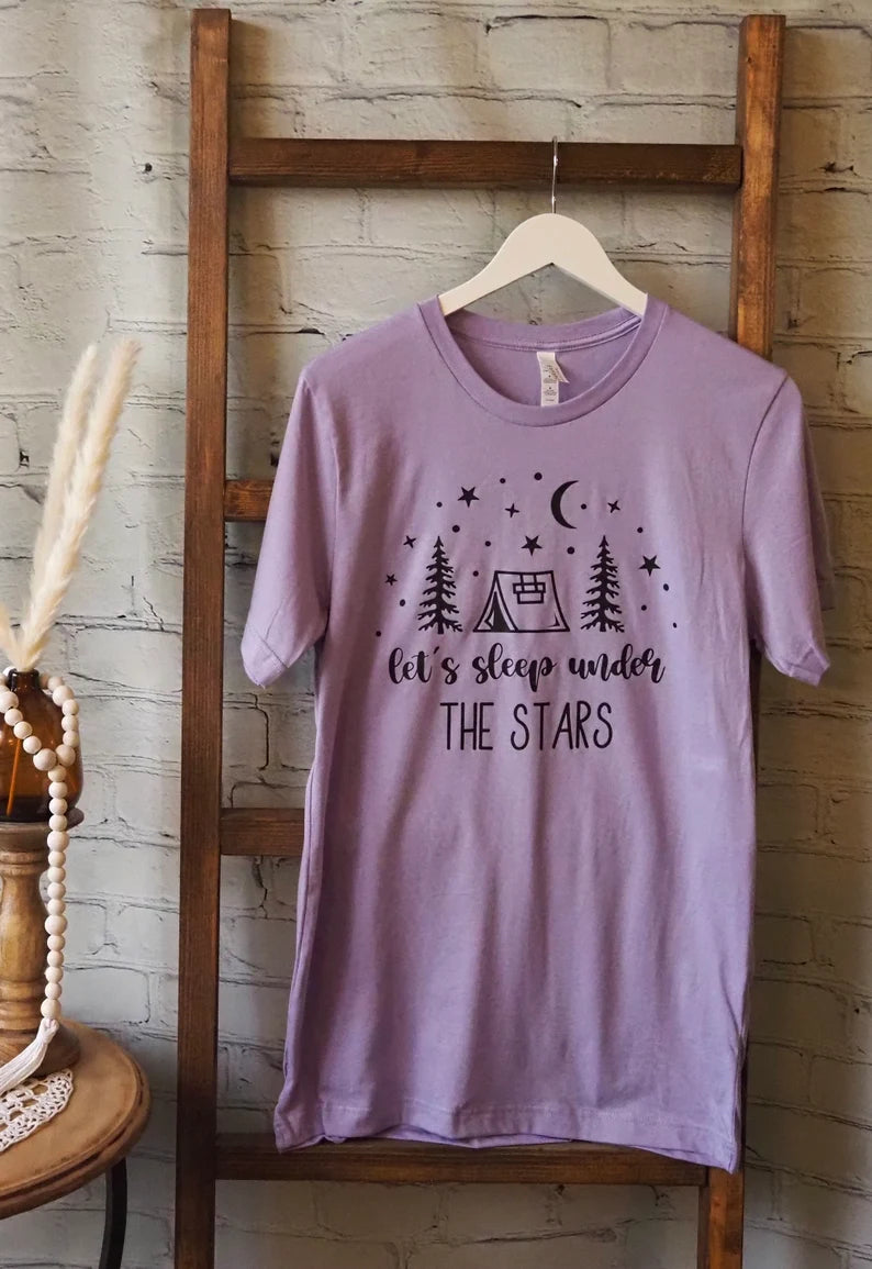 Let's Sleep Under the Stars Tee
