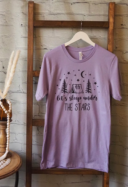 Let's Sleep Under the Stars Tee