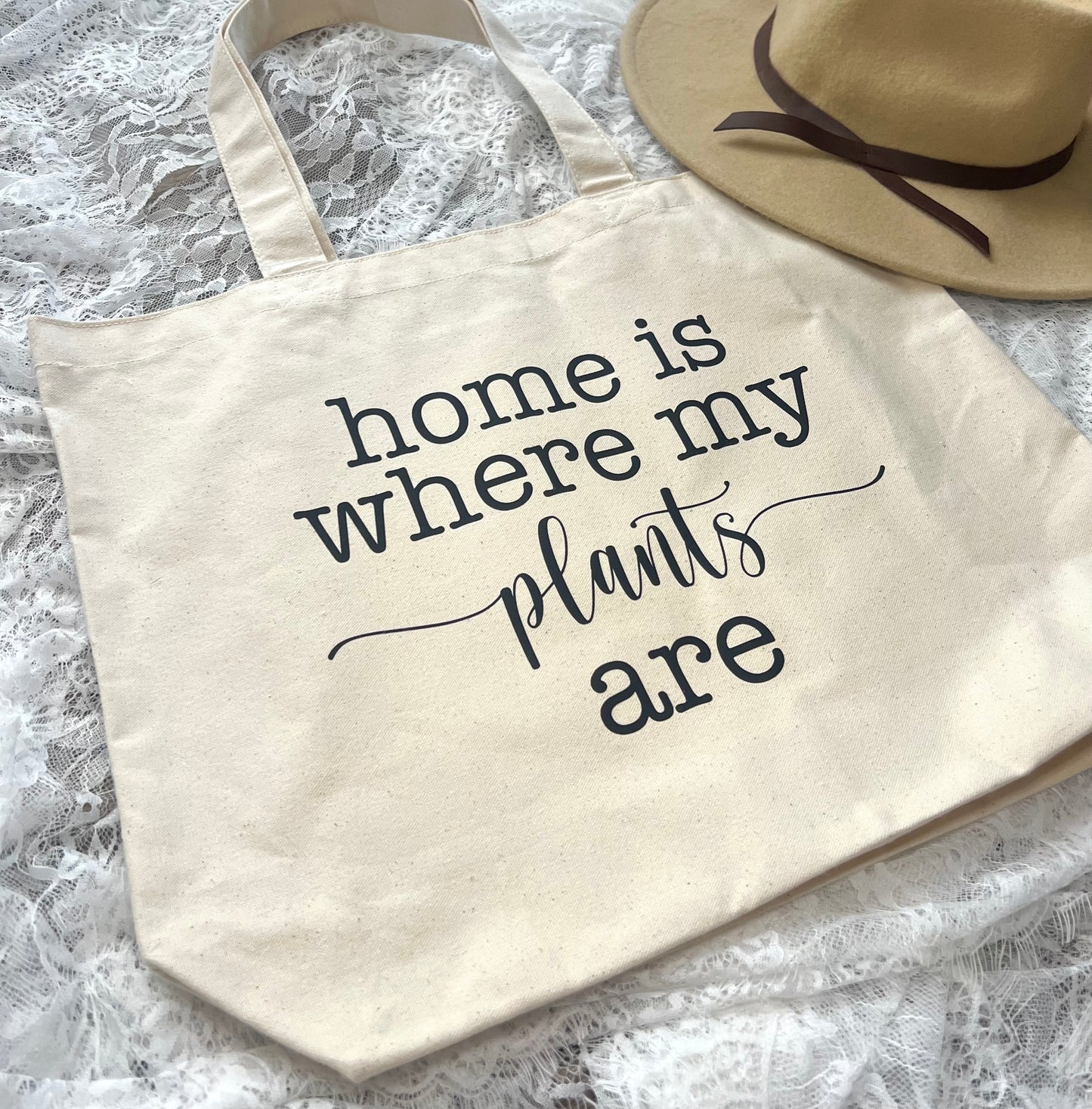 Home is Where My Plants Are Tote Bag