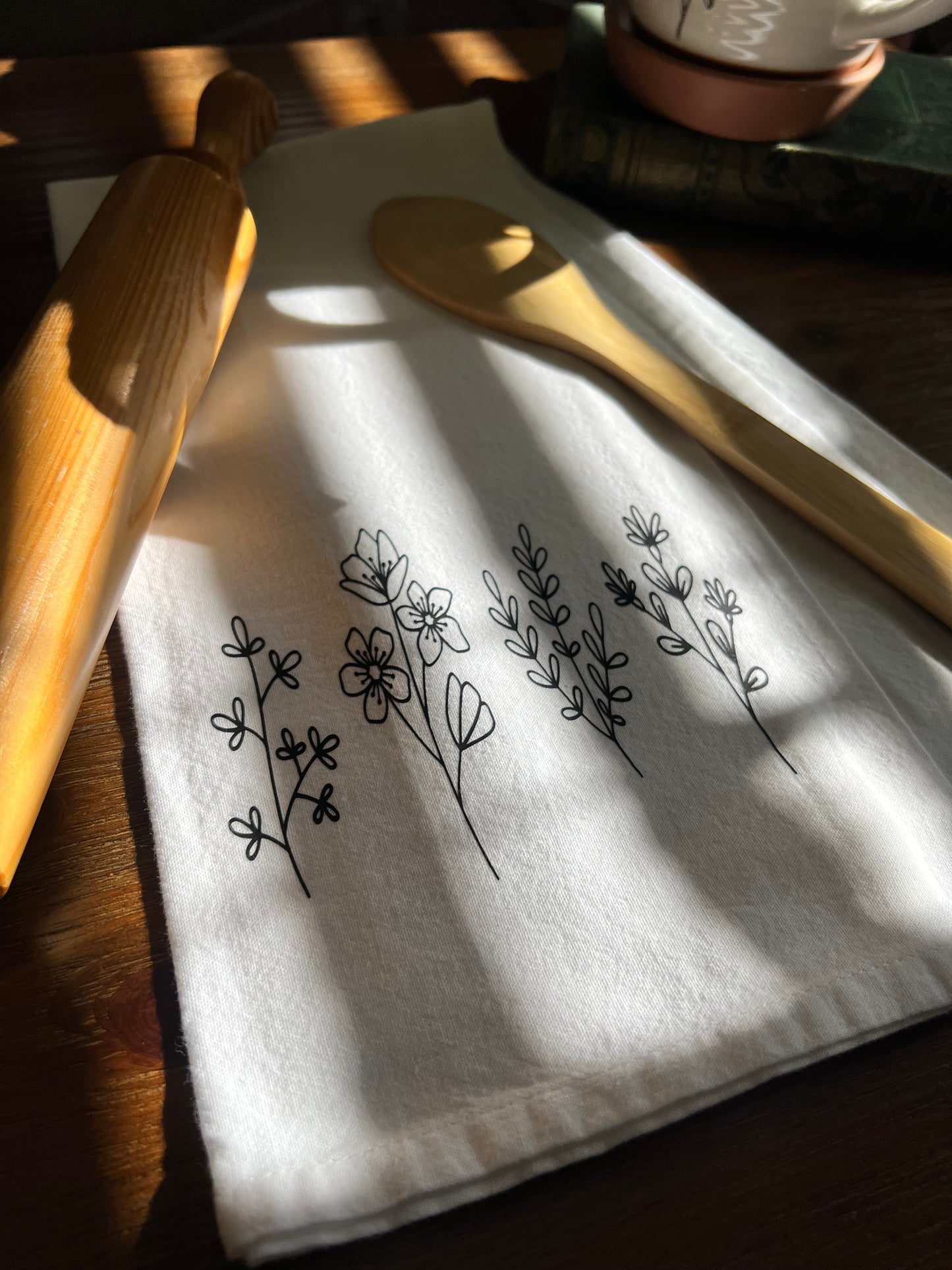 Wildflowers Tea Towel